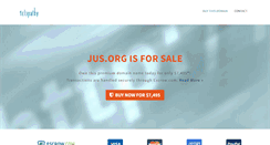 Desktop Screenshot of jus.org