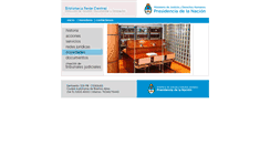 Desktop Screenshot of biblioteca.jus.gov.ar